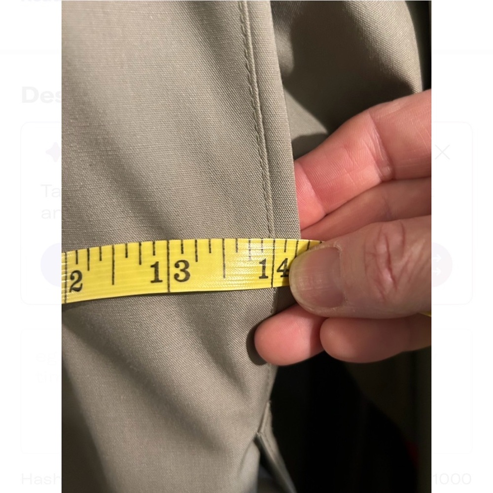 London Fog Tan Trench Coat - Picture 14 of 15
